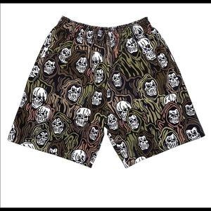 Warren Lotas Skeleton Camo Shorts Size L